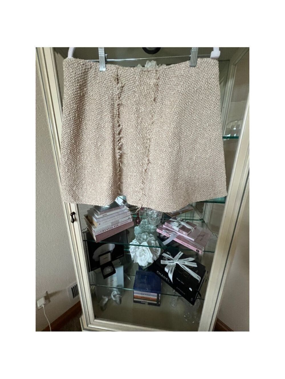 NWOT Rag & Bone Beige Tweed Mini Skirt Size 10